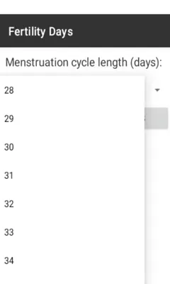 Fertility Days android App screenshot 2